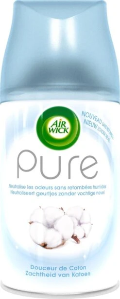 Air Wick Freshmatic Automatische Spray Luchtverfrisser - Pure Zachtheid Van Katoen Navulling - 3 Stuks - Voordeelverpakking -HG Schoonmaak Verkoop 484x1200 3