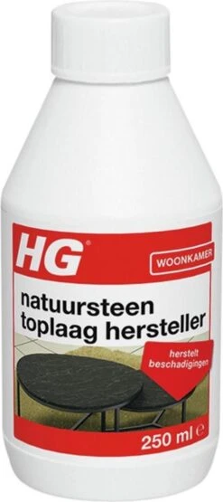 HG Natuursteen Toplaag Hersteller - 250 Ml - Herstelt Beschadigingen - Voor Marmer En Alle Andere Kalkhoudende Natuursteensoort -HG Schoonmaak Verkoop 534x1200 3