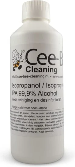Cee-Bee Isopropanol | Isopropyl | IPA 99.9% Alcohol | 1000 Ml | 3 Flessen á 1 Liter | 3 Liter -HG Schoonmaak Verkoop 540x1200
