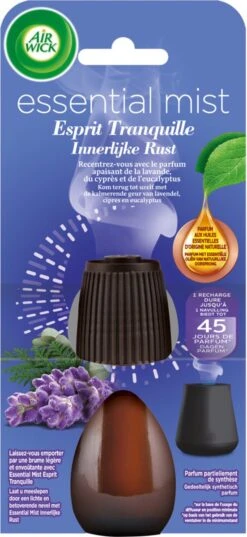 Air Wick Essential Mist Automatische Geurverspreider Luchtverfrisser - Innerlijke Rust - Navulling -HG Schoonmaak Verkoop 552x1200