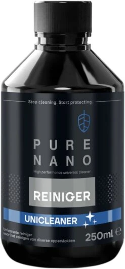 PURE NANO Glas - Nano Coating Voor 5 Jaar Heldere Ramen Met Minder Schoonmaakwerk - 250 Ml -HG Schoonmaak Verkoop 560x1200