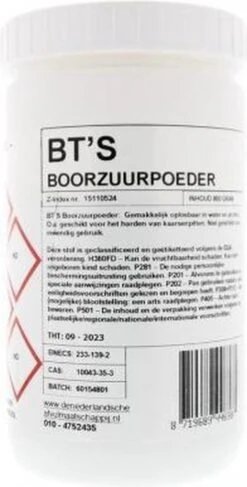 Boorzuurpoeder 800 Gr -HG Schoonmaak Verkoop 609x1200