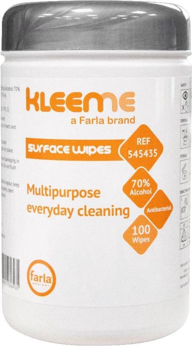 Schoonmaakdoekjes - Ontsmettingsdoekjes - Desinfectiedoekjes - Desinfectie Doekjes - KleenMe - Alcohol Doekjes - Alcoholdoekjes - Allesreiniger Zachte Antibacteriële Alcohol Wipes- 100 Doekjes - Met Dispenser - 70% Alcohol - 185 X 110mm 2 Schoonmaakdoekjes - Ontsmettingsdoekjes - Desinfectiedoekjes - Desinfectie Doekjes - KleenMe - Alcohol Doekjes - Alcoholdoekjes - Allesreiniger Zachte Antibacteriële Alcohol Wipes- 100 Doekjes - Met Dispenser - 70% Alcohol - 185 X 110mm - Afbeelding 2