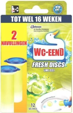 WC Eend Fresh Discs Navul Duo Lime 72 Ml -HG Schoonmaak Verkoop 773x1200 2