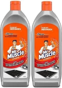 Uitgelichte producten 7 Mr. Muscle - Cera-Fix Voor Keramische - Halogeen En Inductie Kookplaten - Kookplaatreiniger - 2 X 200 Ml