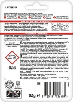 Glorix Power 5 Toiletblokken - Lavendel - 9 Stuks - Voordeelverpakking 14 Glorix Power 5 Toiletblokken - Lavendel - 9 Stuks - Voordeelverpakking -HG Schoonmaak Verkoop 860x1200