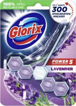 Glorix Power 5 Toiletblokken - Lavendel - 9 Stuks - Voordeelverpakking 17 Glorix Power 5 Toiletblokken - Lavendel - 9 Stuks - Voordeelverpakking -HG Schoonmaak Verkoop 861x1200