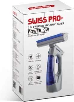 Swiss Pro+ Ruitenreiniger 3 In 1 WV 2 Blue Edition Window Vac - Ca. 120 M² - Waterzuiger - Incl. Smalle Zuigmond - Oplaadbaar - Raamwisser - Streeploos - Clicksystem - 2 Microvezeldoekjes - Met Sprayfunctie - Low Noise - Hepafilter 14 Swiss Pro+ Ruitenreiniger 3 In 1 WV 2 Blue Edition Window Vac - Ca. 120 M² - Waterzuiger - Incl. Smalle Zuigmond - Oplaadbaar - Raamwisser - Streeploos - Clicksystem - 2 Microvezeldoekjes - Met Sprayfunctie - Low Noise - Hepafilter -HG Schoonmaak Verkoop 870x1200 1