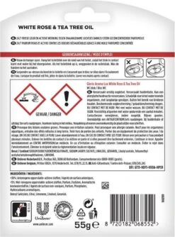 Glorix Aroma Lux Toiletblokken White Rose & Tea Tree Oil - 9 X 55g - Voordeelverpakking -HG Schoonmaak Verkoop 888x1200 1