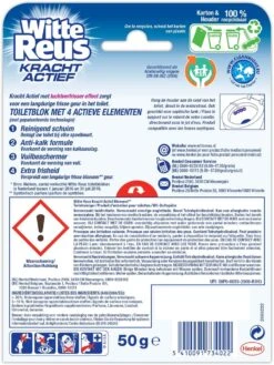 Witte Reus Kracht Actief Toiletblok - Bloesem - WC Blokjes Voordeelverpakking - 10 Stuks -HG Schoonmaak Verkoop 901x1200 2