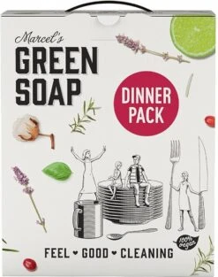 Marcel's Green Soap Dinner Pack - 1 X 1 Box -HG Schoonmaak Verkoop 947x1200 1